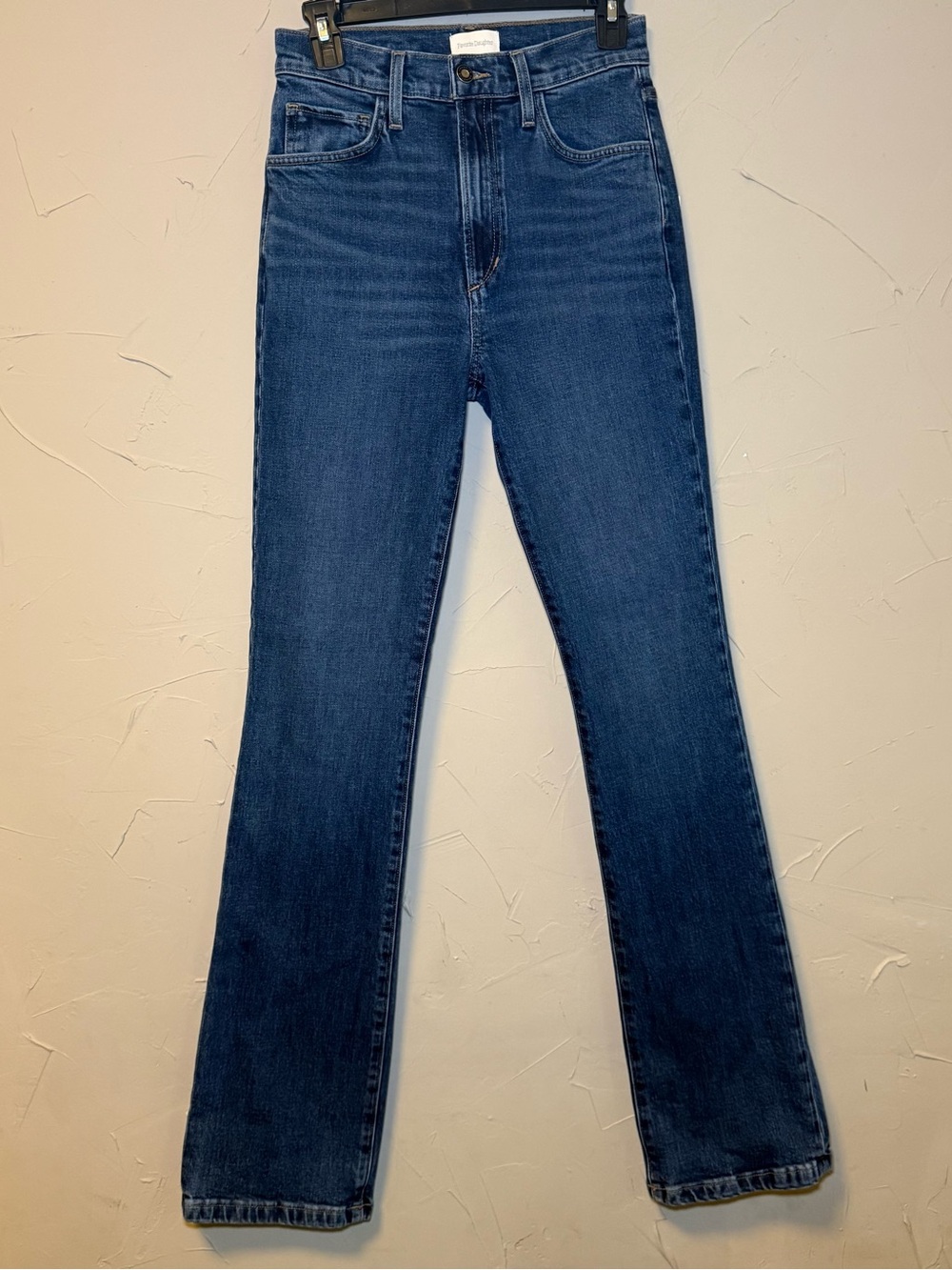 NWT Favorite Daughter The Valentina Super High Rise Mini Bootcut Jeans Size 26 - Picture 3 of 15